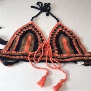 Crochet bikini top